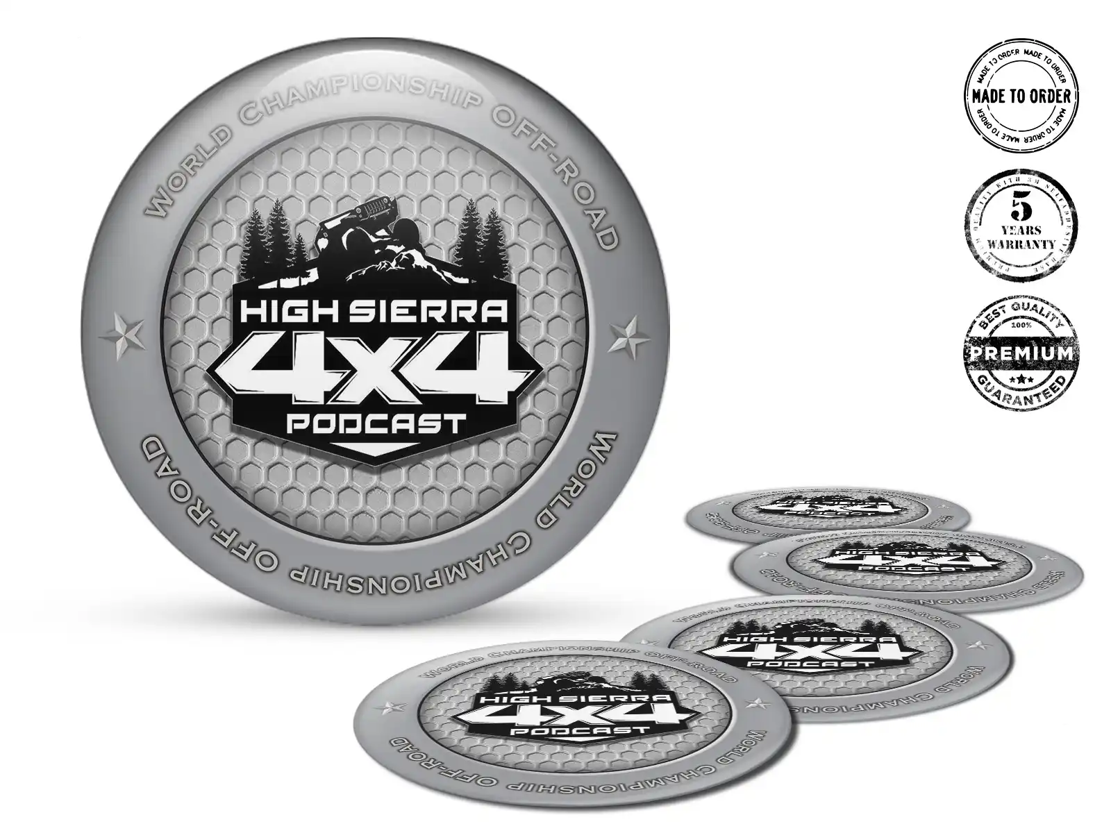 Autocollant Silicone Édition Premium Stickers Courses Luxe